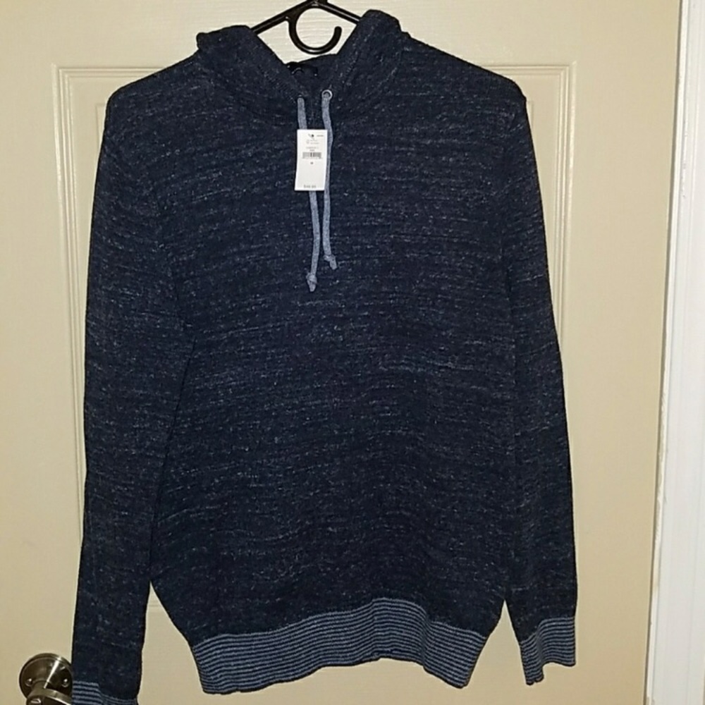 Gap Men’s Marled Sweater w/hoodie NWT Size M